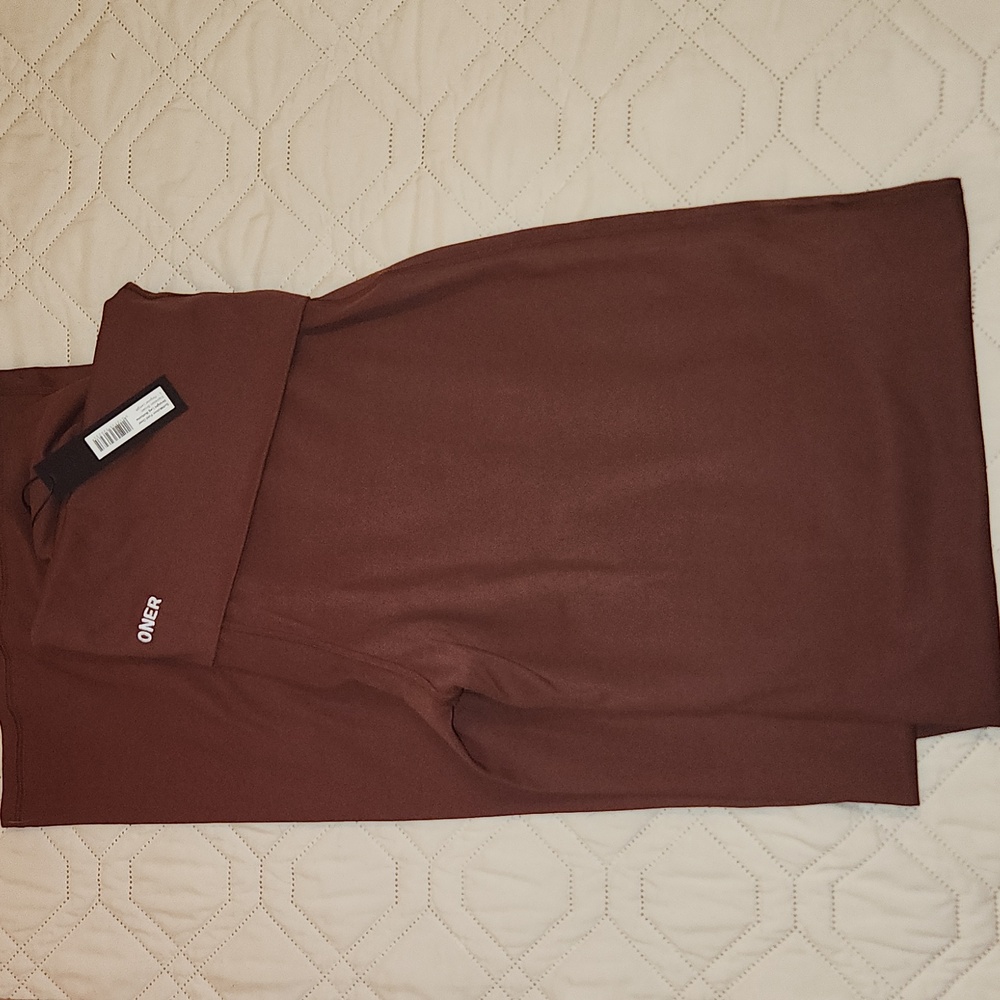 Brown ONER Foldover Softmotion Straight Leg Pants - Picture 9 of 9